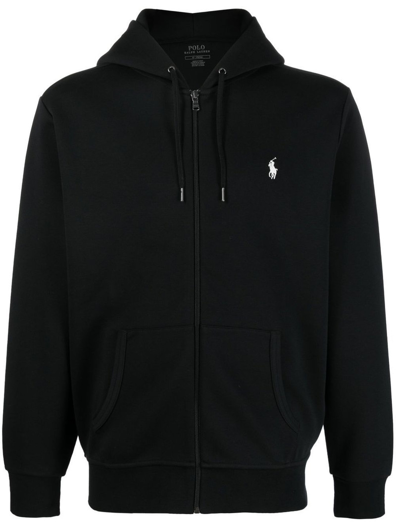 embroidery-logo pullover hoodie 1