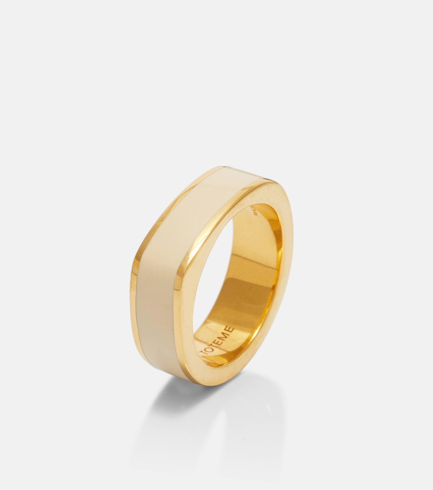 Signature 18kt gold-plated ring - 2