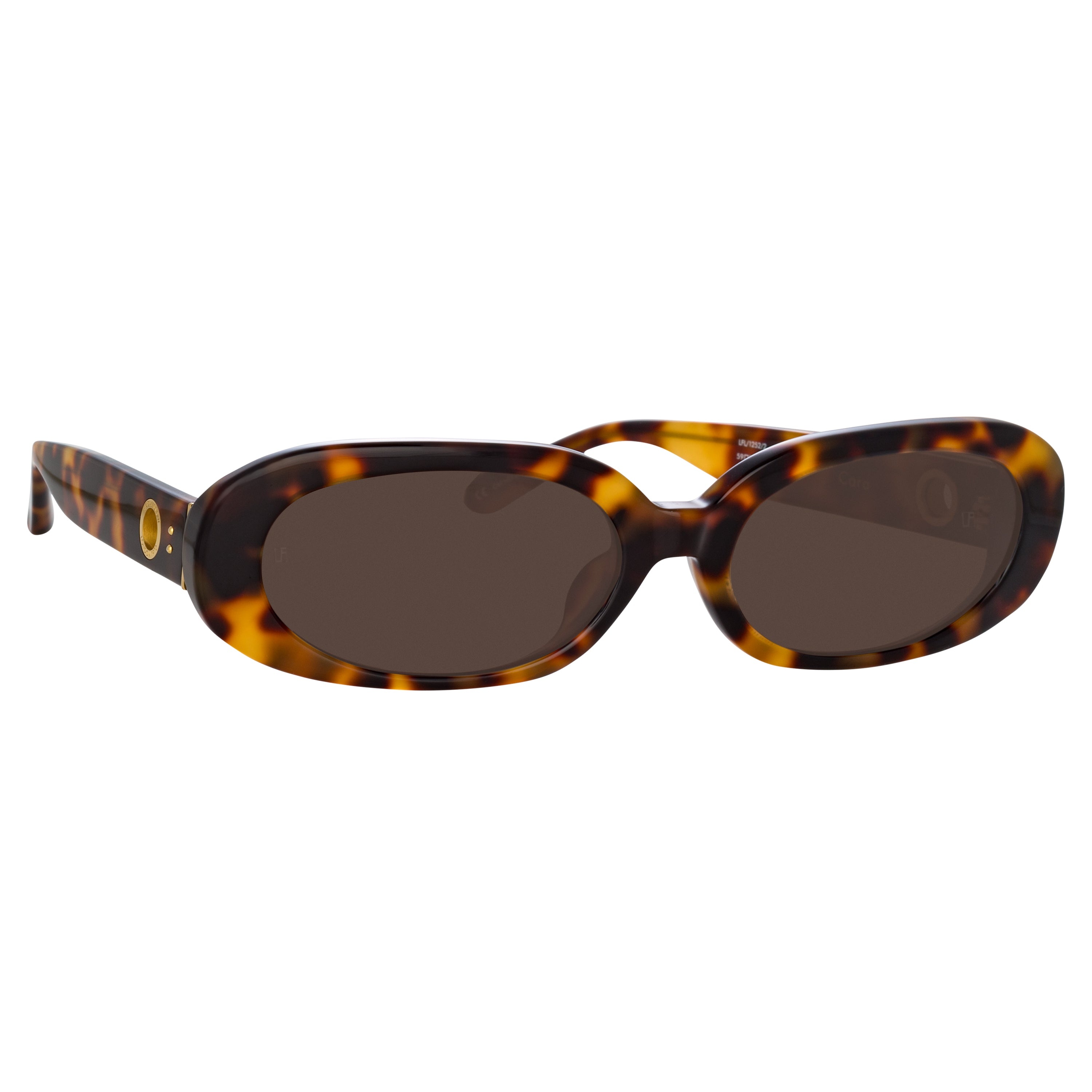 CARA OVAL SUNGLASSES IN TORTOISESHELL - 3