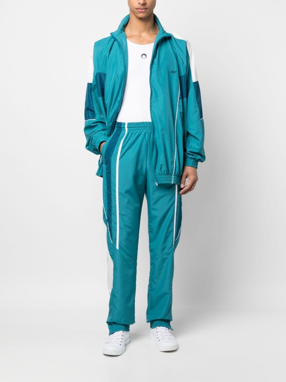 panelled track pants - 2