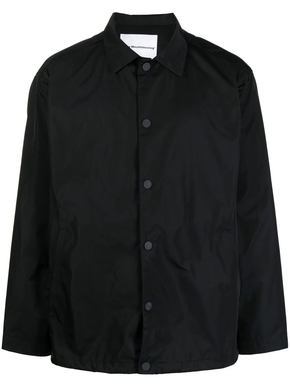 buttoned classic-collar jacket - 1