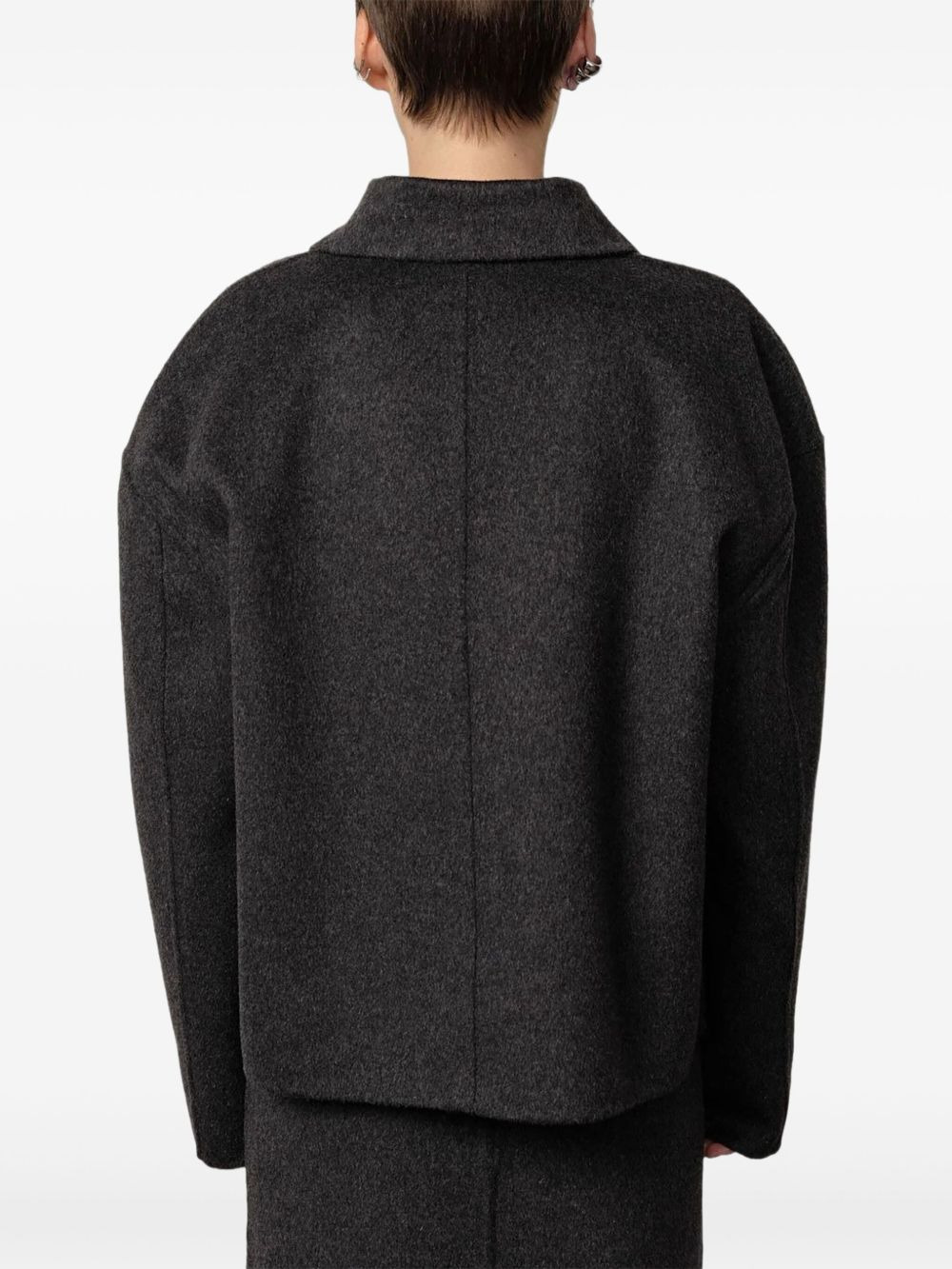 zip-front patch-pocket jacket - 3