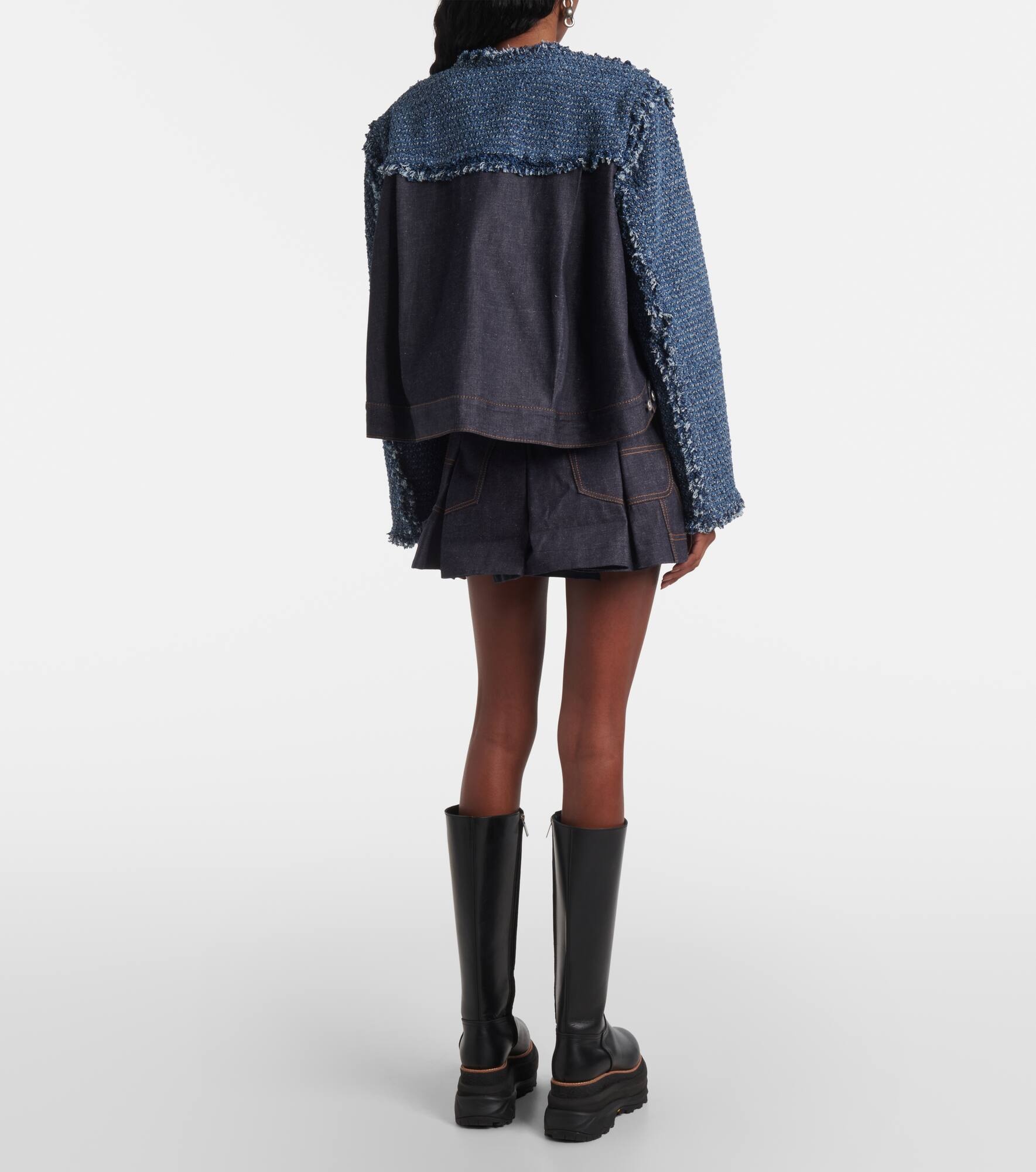 Denim tweed jacket - 3