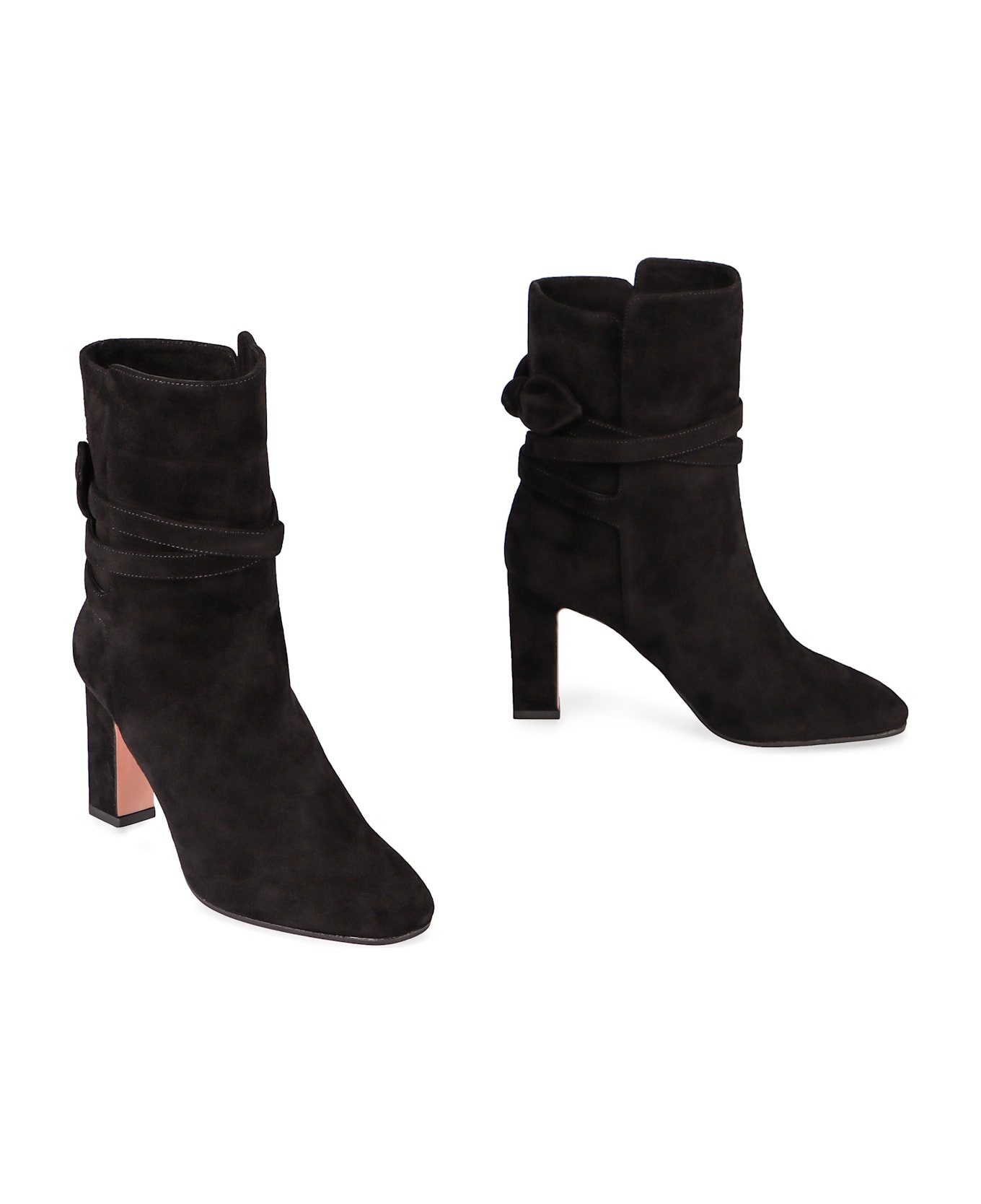 Very Bow Tie Suede Ankle Boots - 3