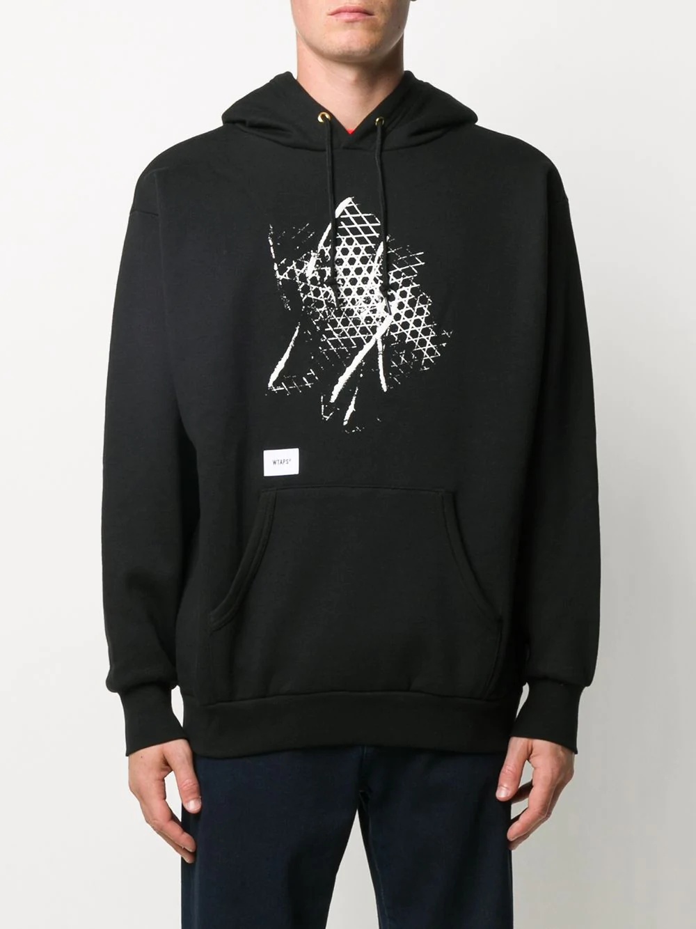 waffle-print hoodie - 3