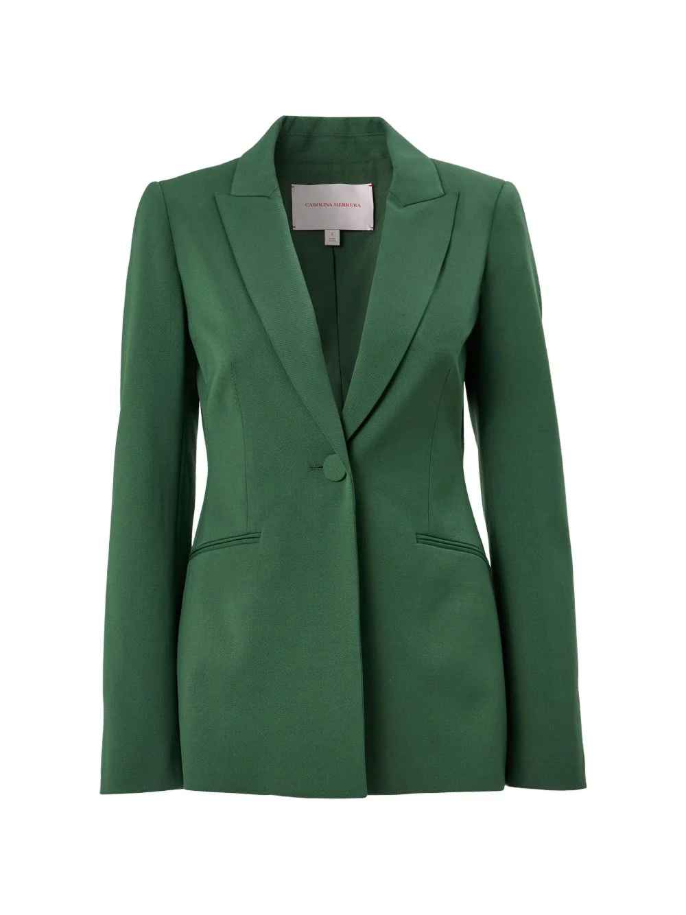 peak-lapel single-breasted blazer - 1