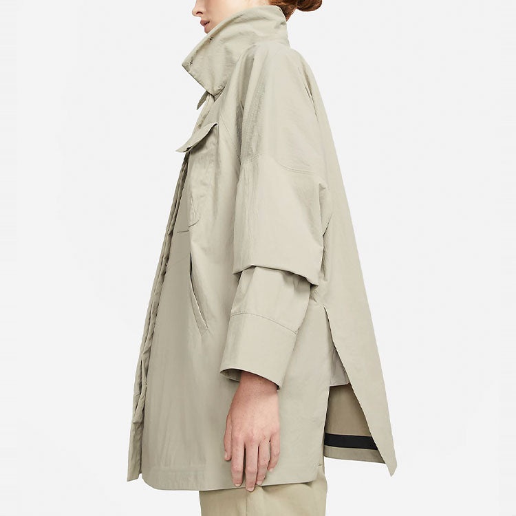 (WMNS) Nike ESC Series Solid Color Pocket High Collar Jacket DH2959-230 - 6