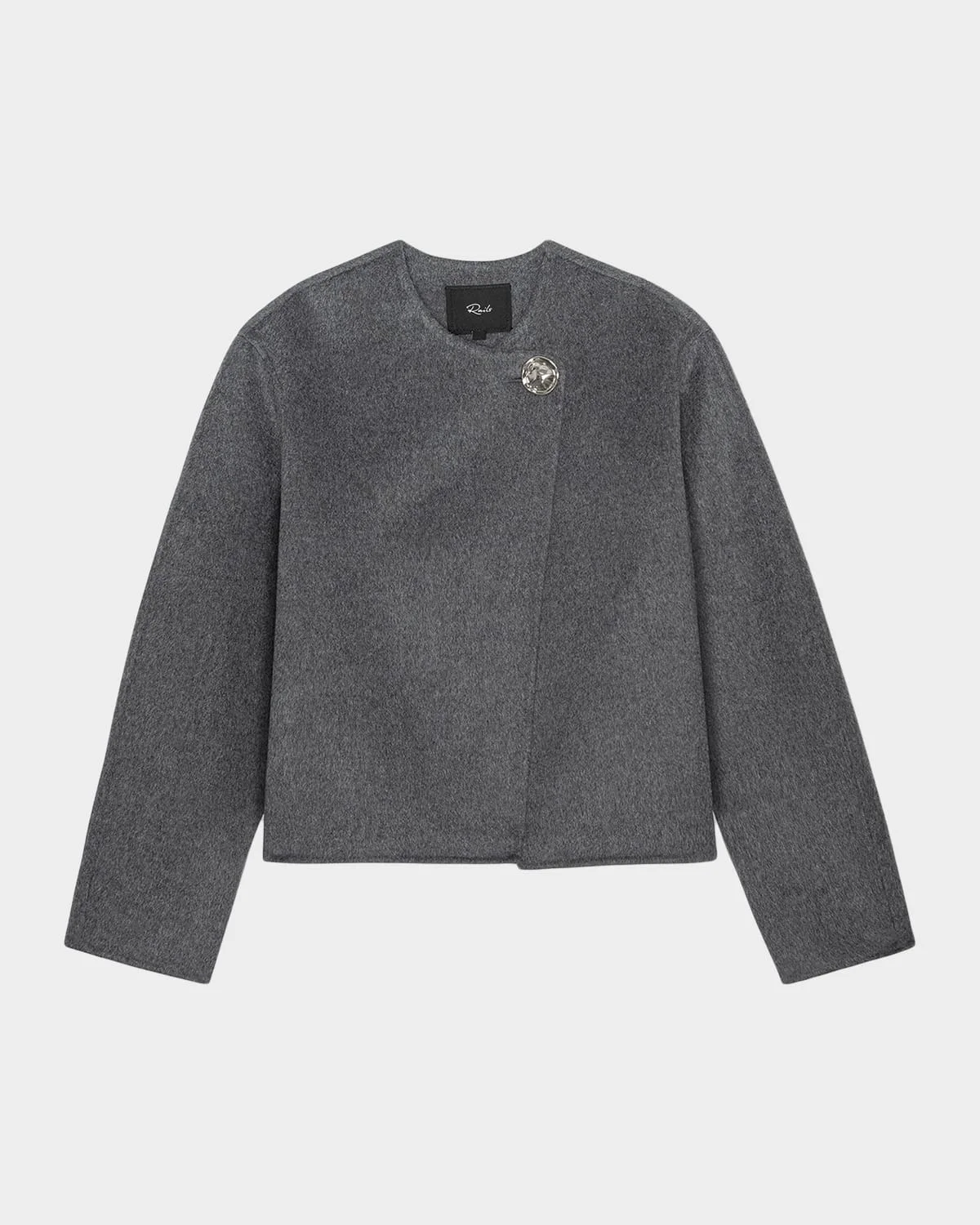 Ronda Wool-Blend Wrap Jacket - 1