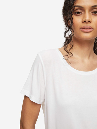 Derek Rose Women's T-Shirt Lara Micro Modal Stretch White outlook