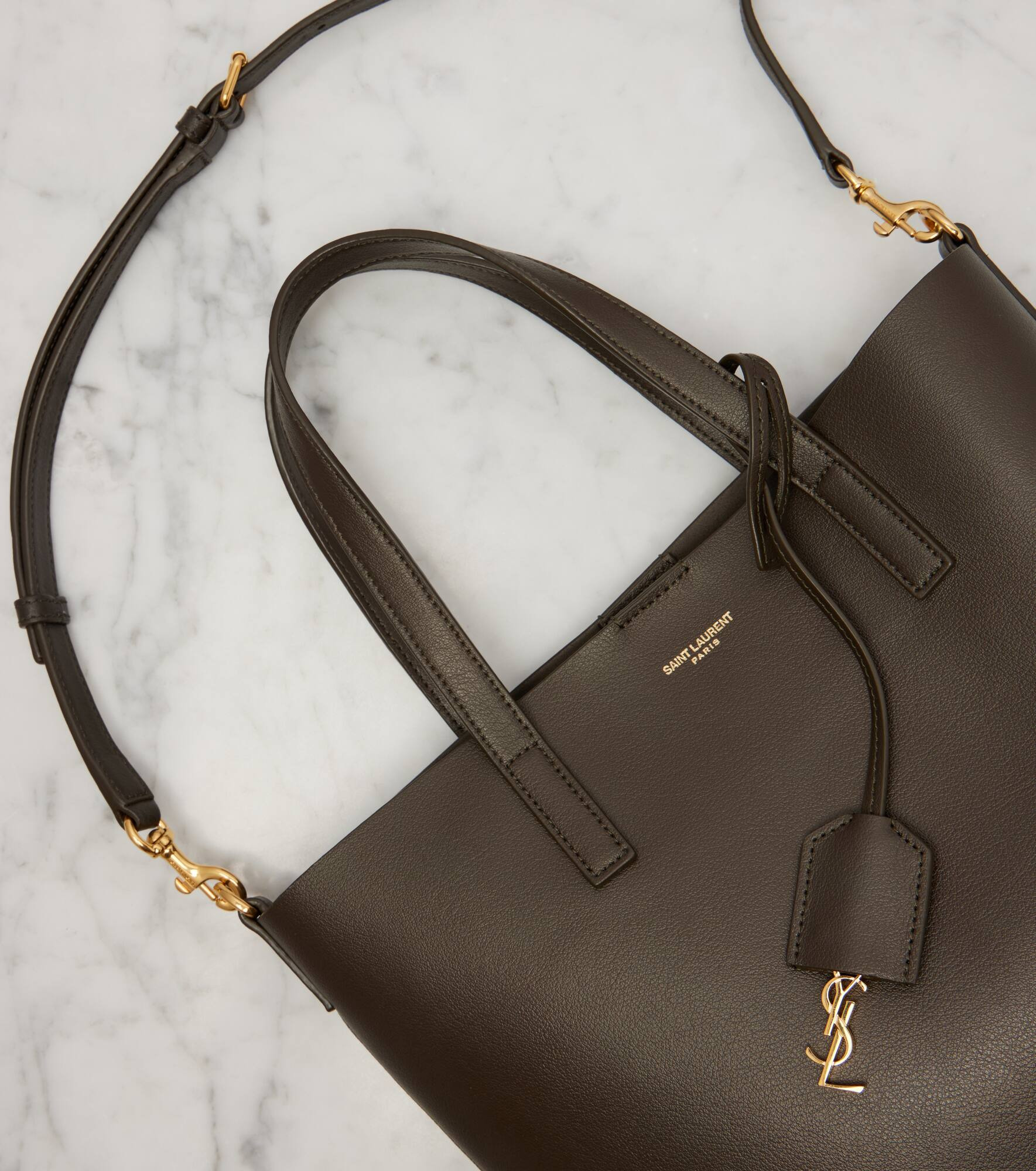 Toy Shopping N/S leather tote bag - 6