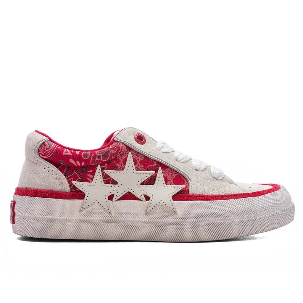BANDANA SUNSET SKATE - VARSITY RED - 1