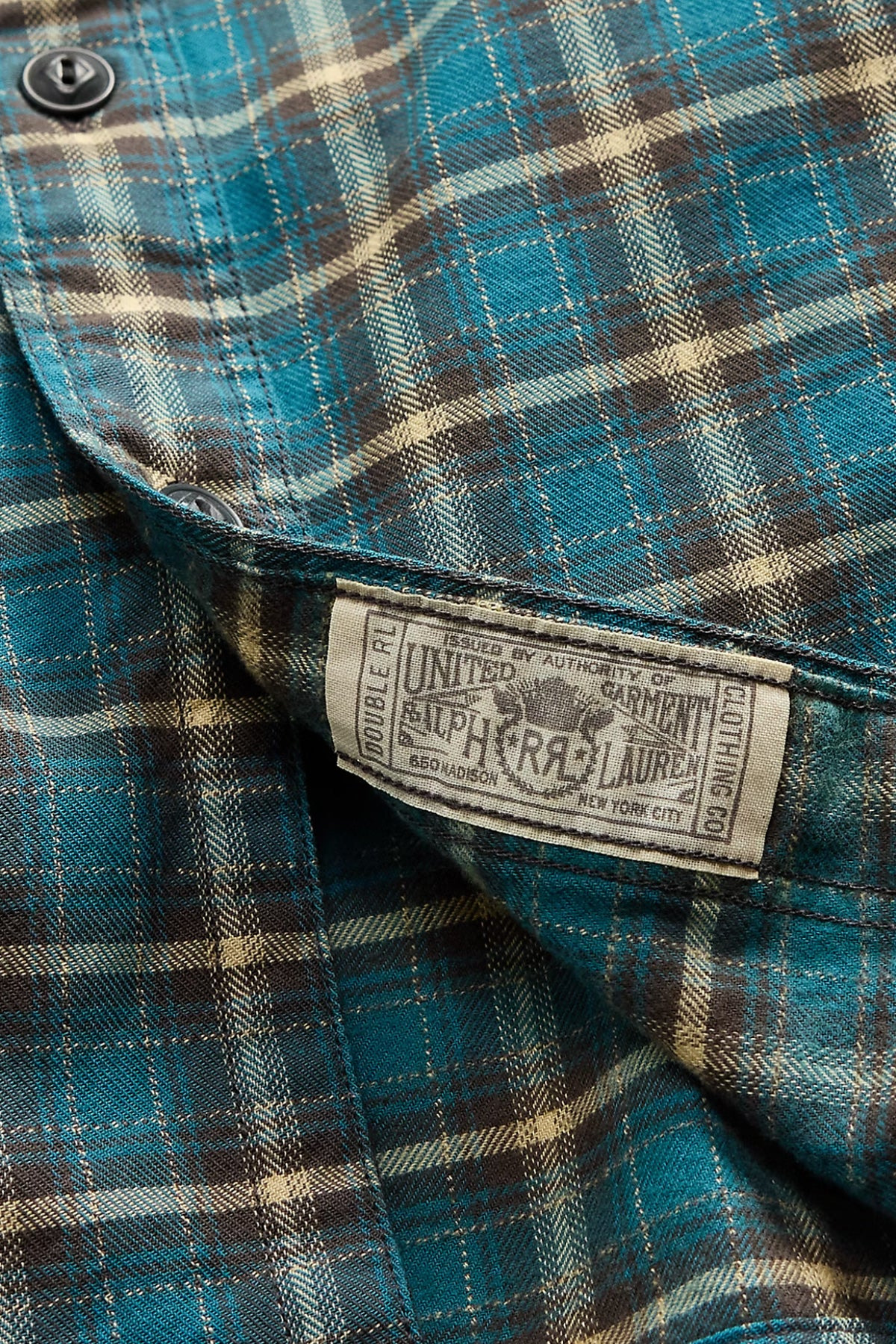 Plaid Twill Workshirt - Teal/Multi - 4