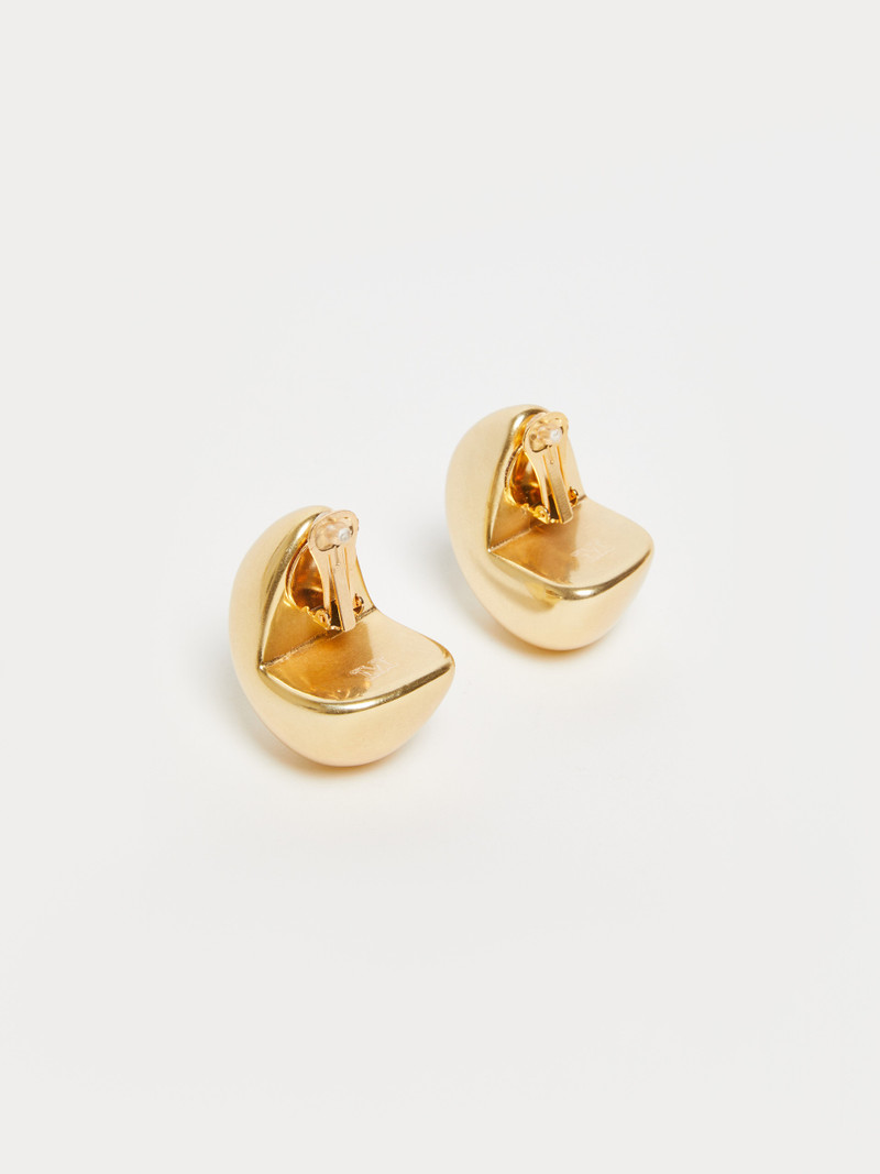 Max Mara FEDRA Logo lobe earrings outlook