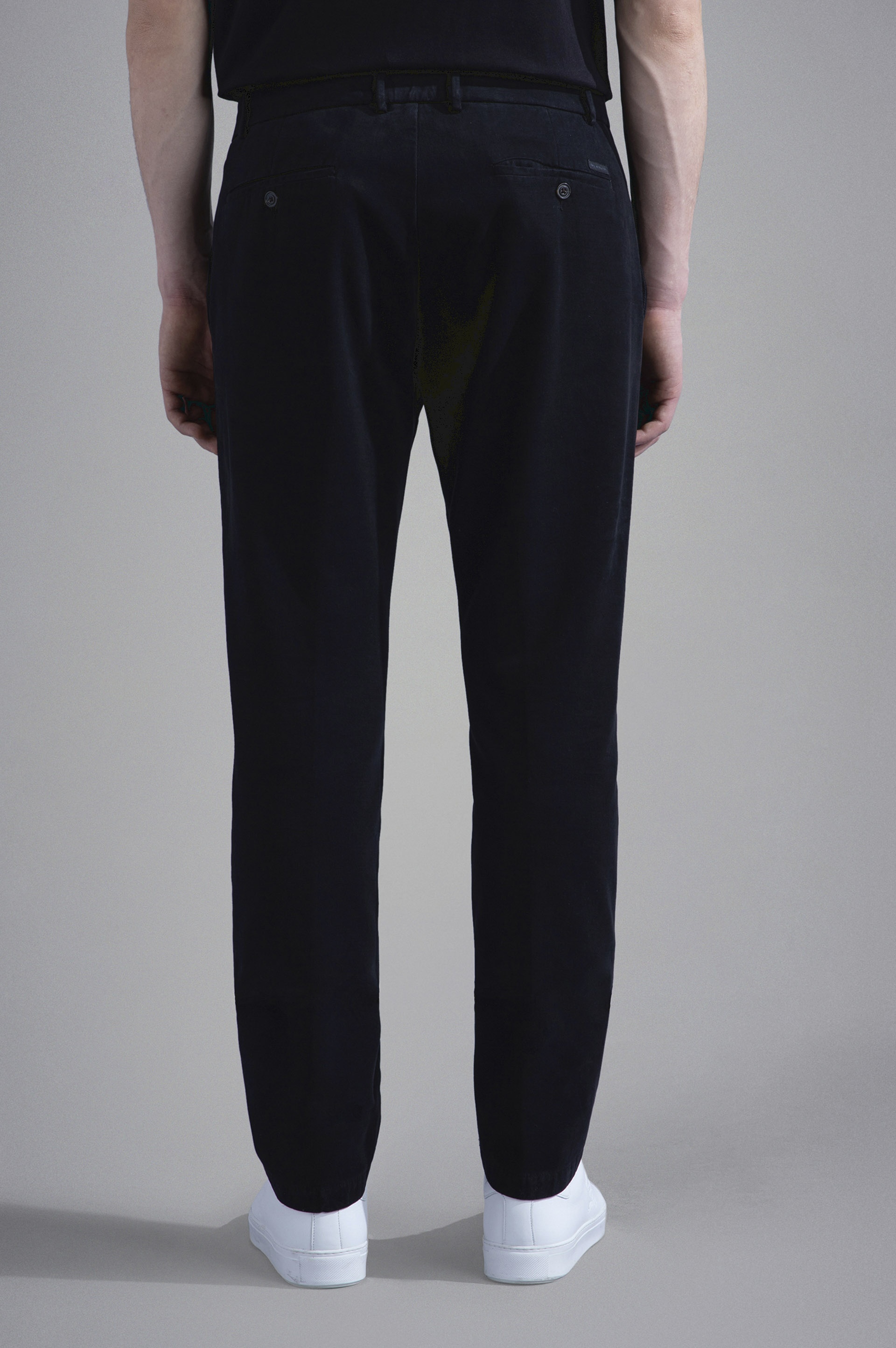 COTTON & CACHEMIRE CHINO TROUSERS - 3