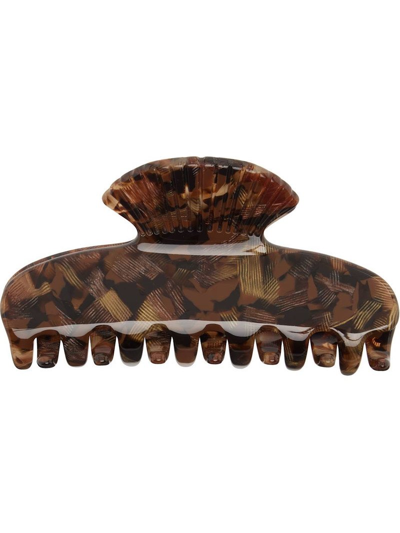 Sophie Buhai Brown Small Fan Shell Claw Clip outlook