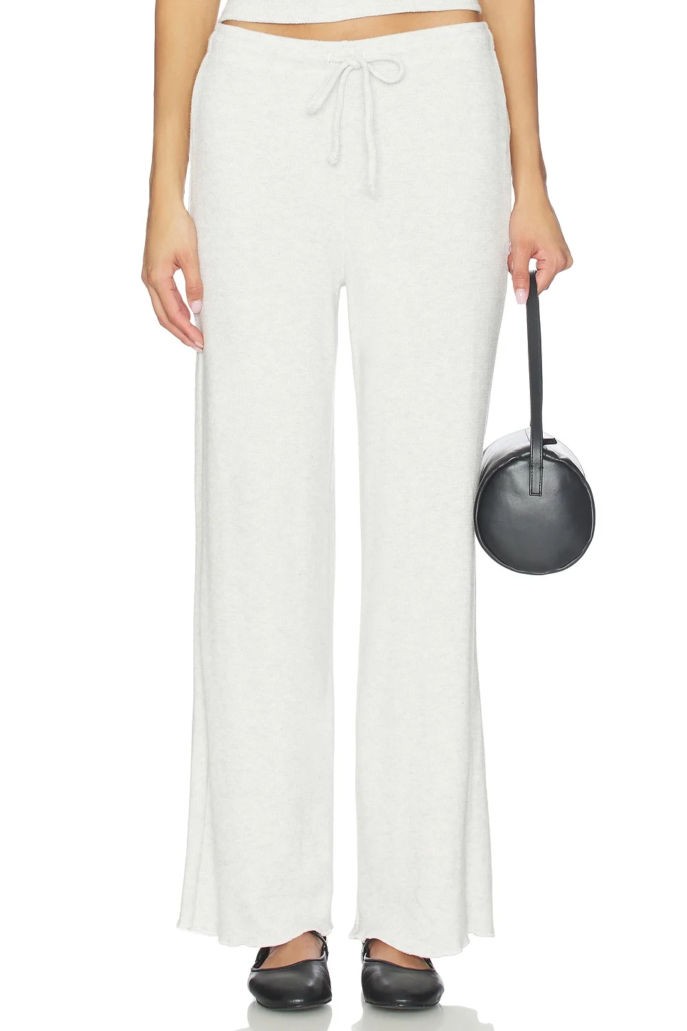 Maddie Waffle Drawstring Pant - 1