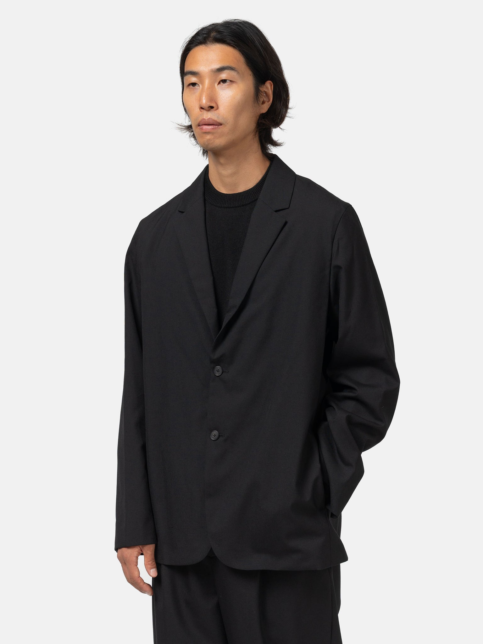 Tailored Jacket Tropical Wool Black - 4