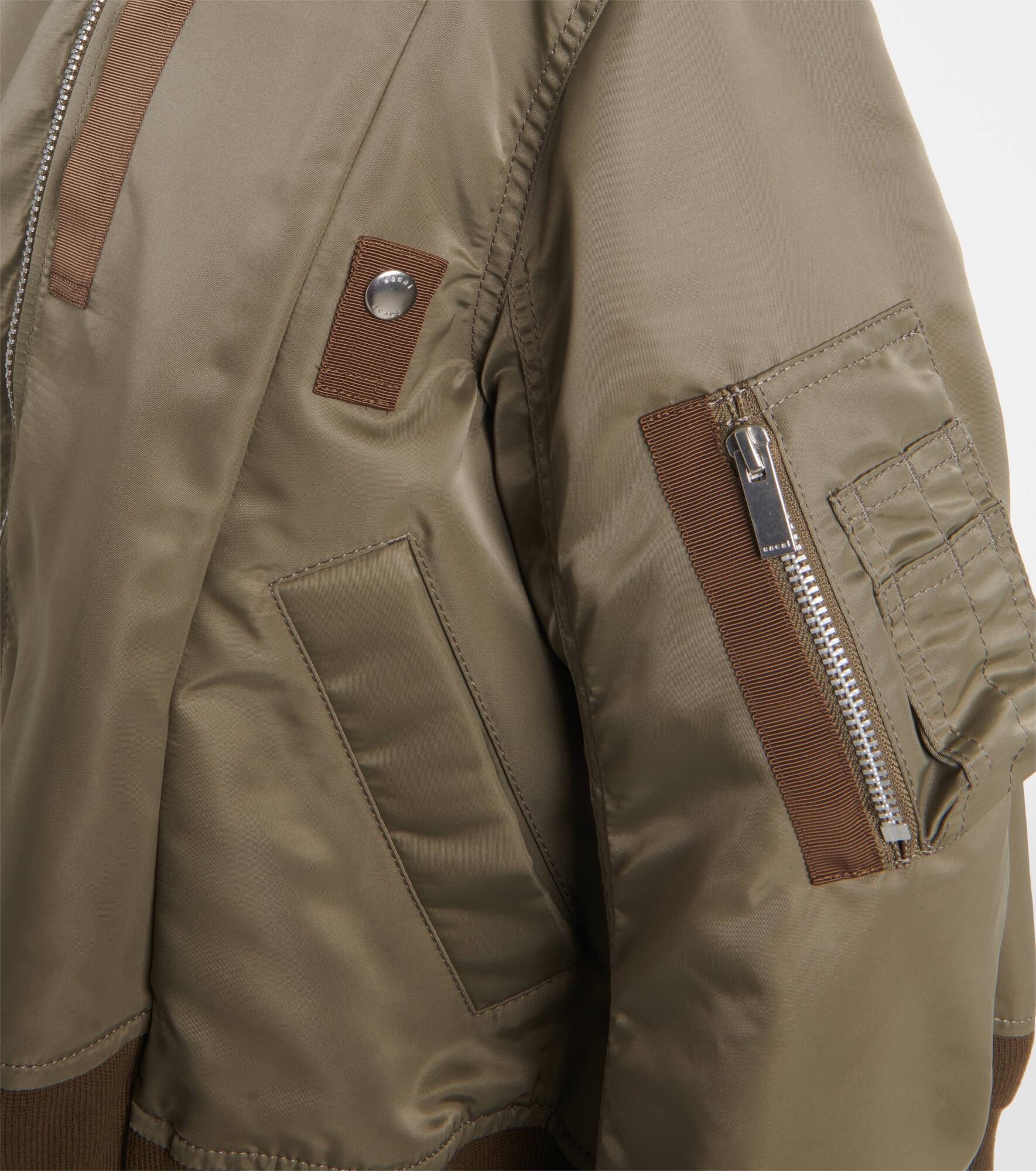 Technical twill blouson - 4