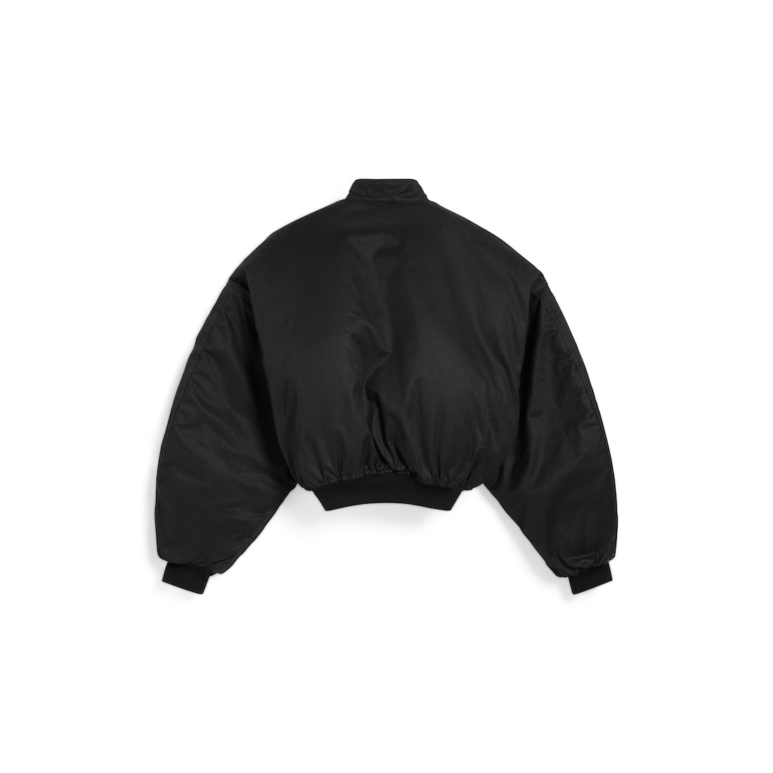 Round Harrington Jacket in Black - 9