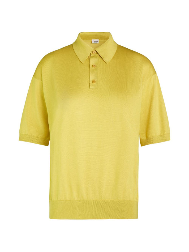 button-fastening polo shirt 1