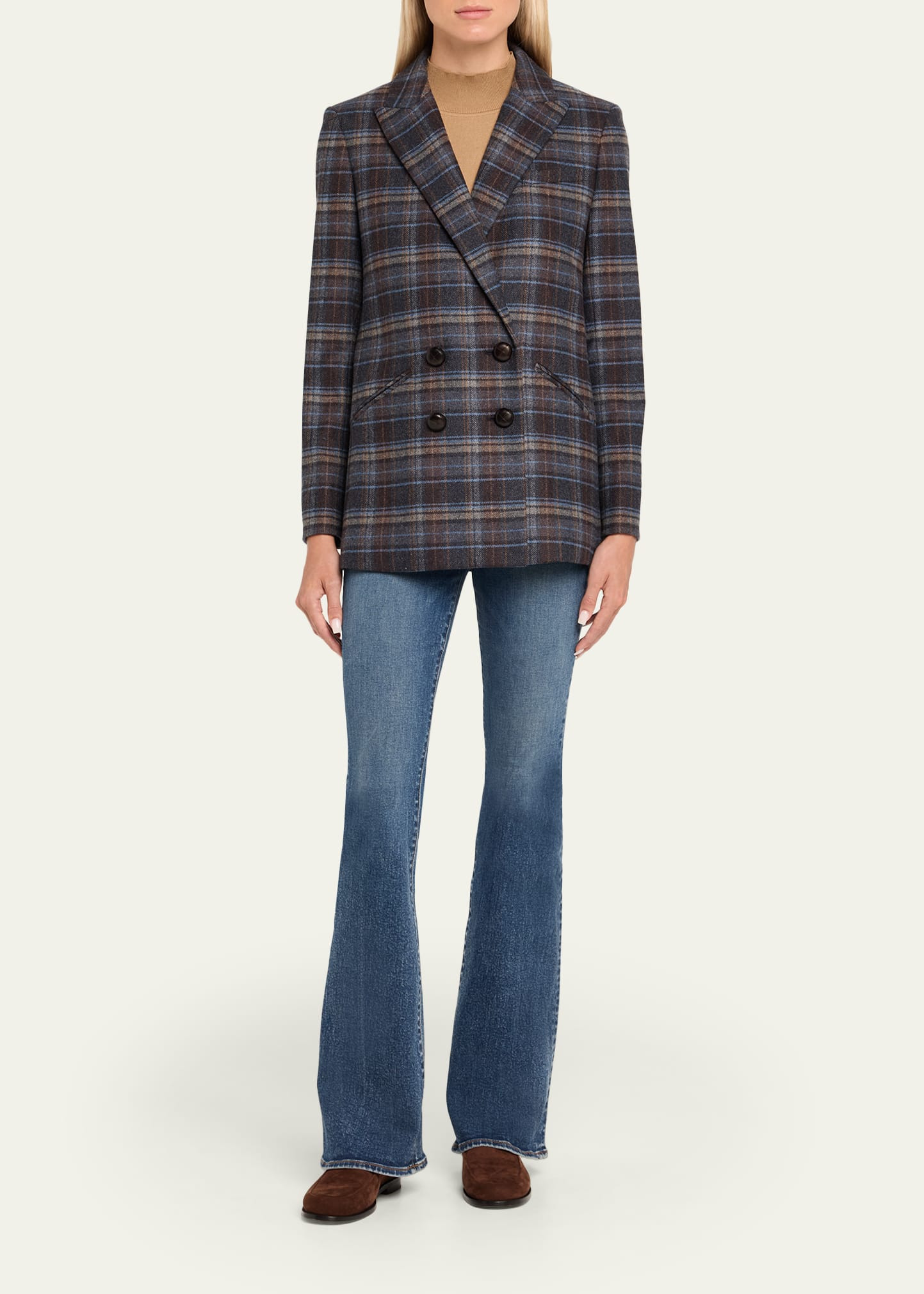 Oria Plaid Dickey Jacket - 2