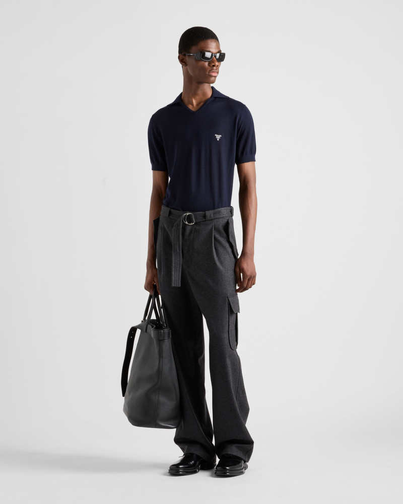 Prada Cashmere polo shirt outlook