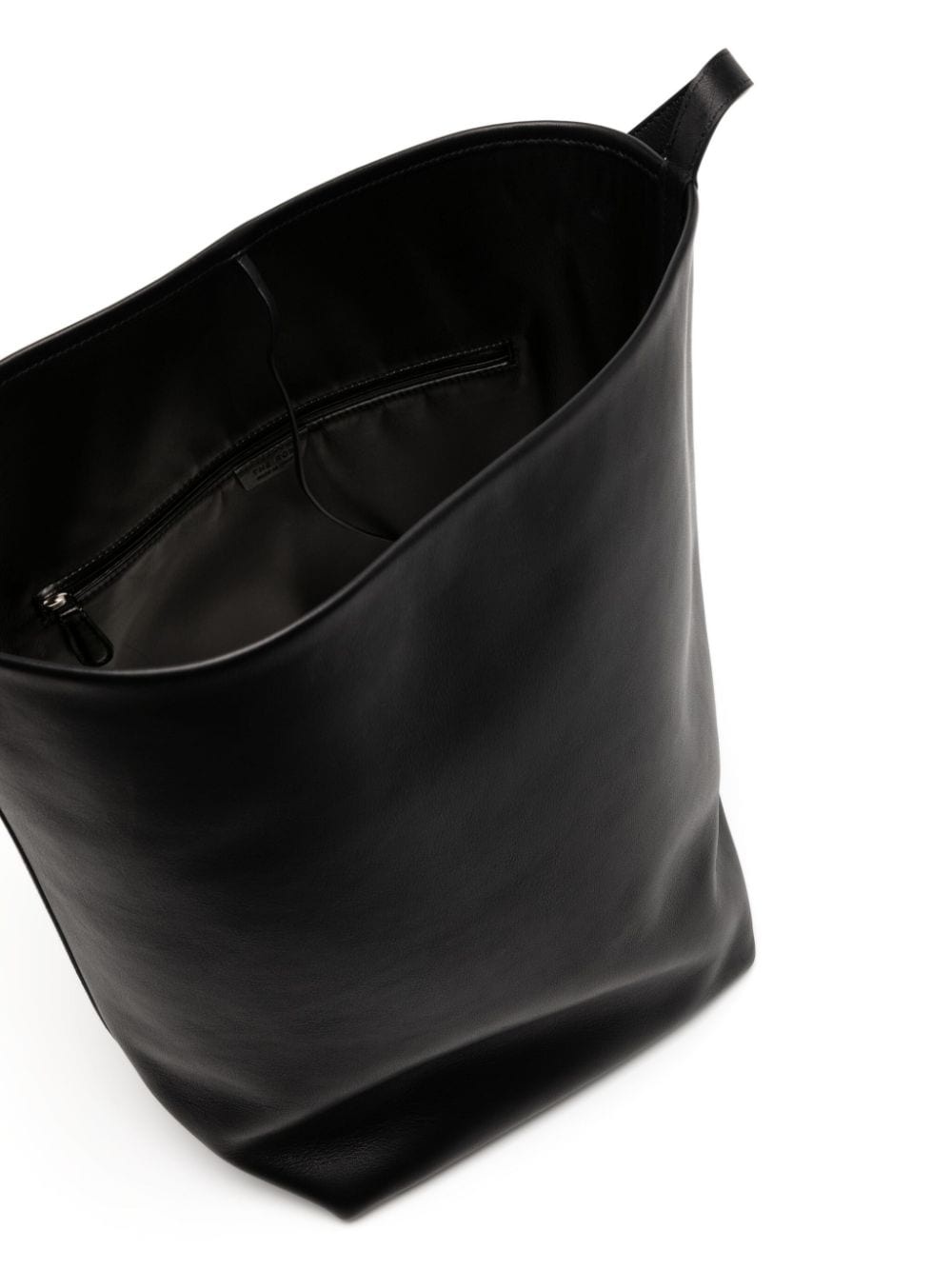 large leather shoulder bag - 5