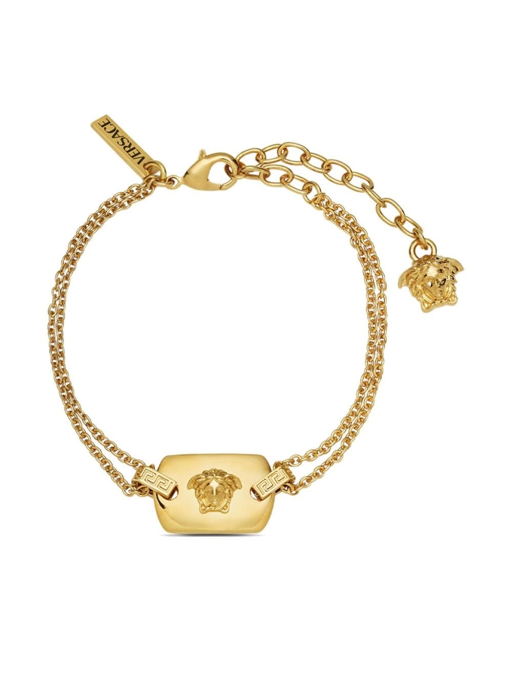 VERSACE Medusa plaque bracelet, farfetch