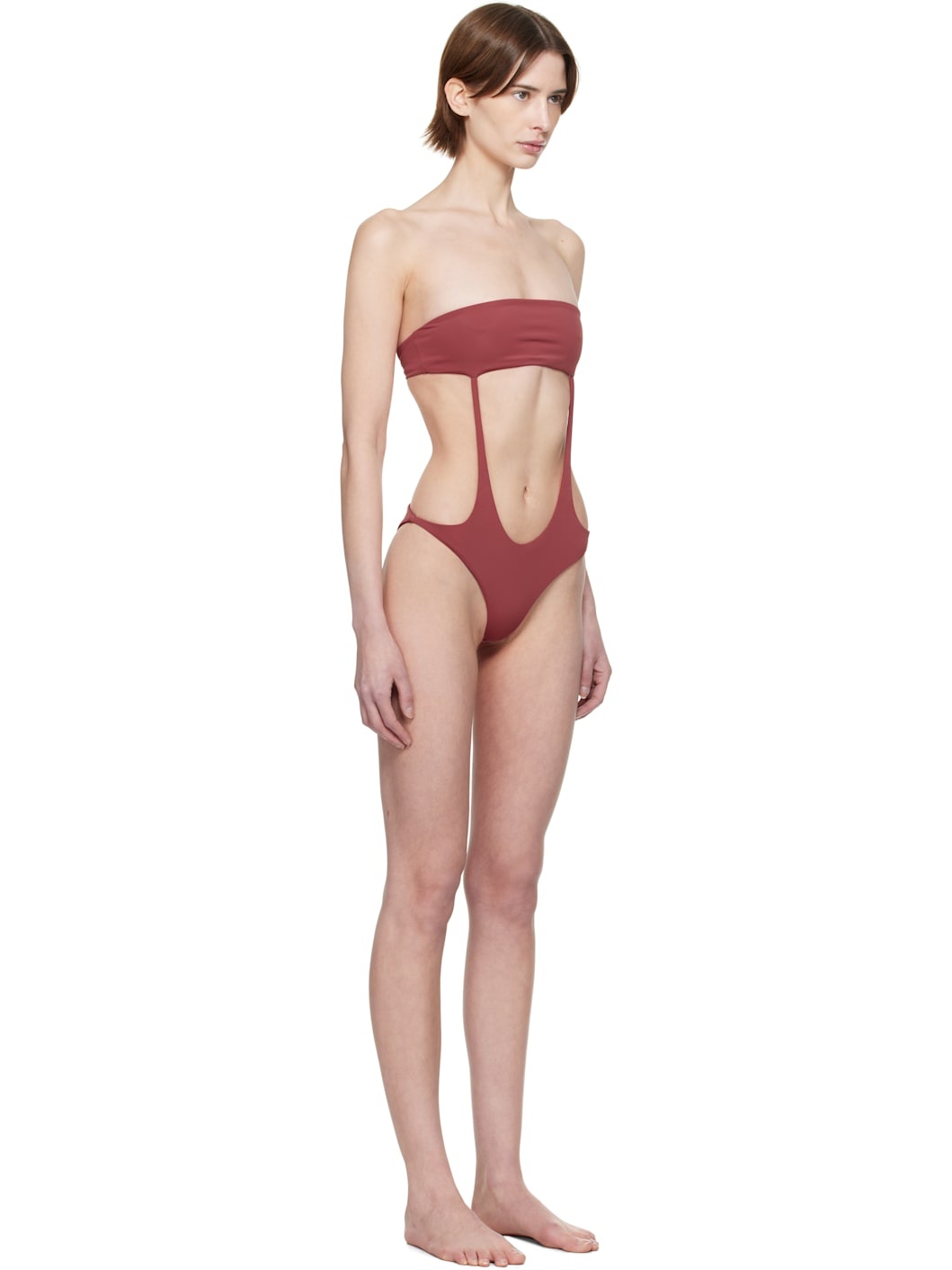 SSENSE Exclusive Red Dandelion Swimsuit - 2
