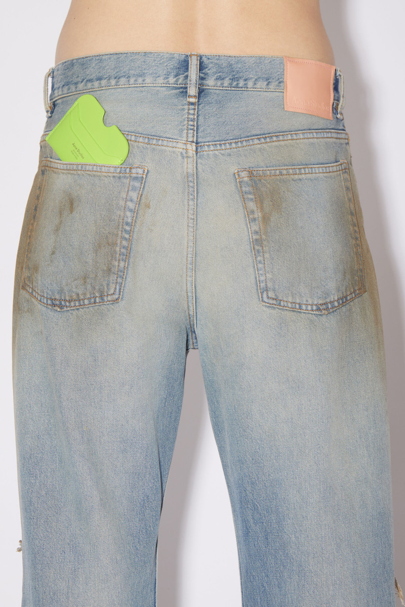Acne Studios Card holder - Lime green outlook
