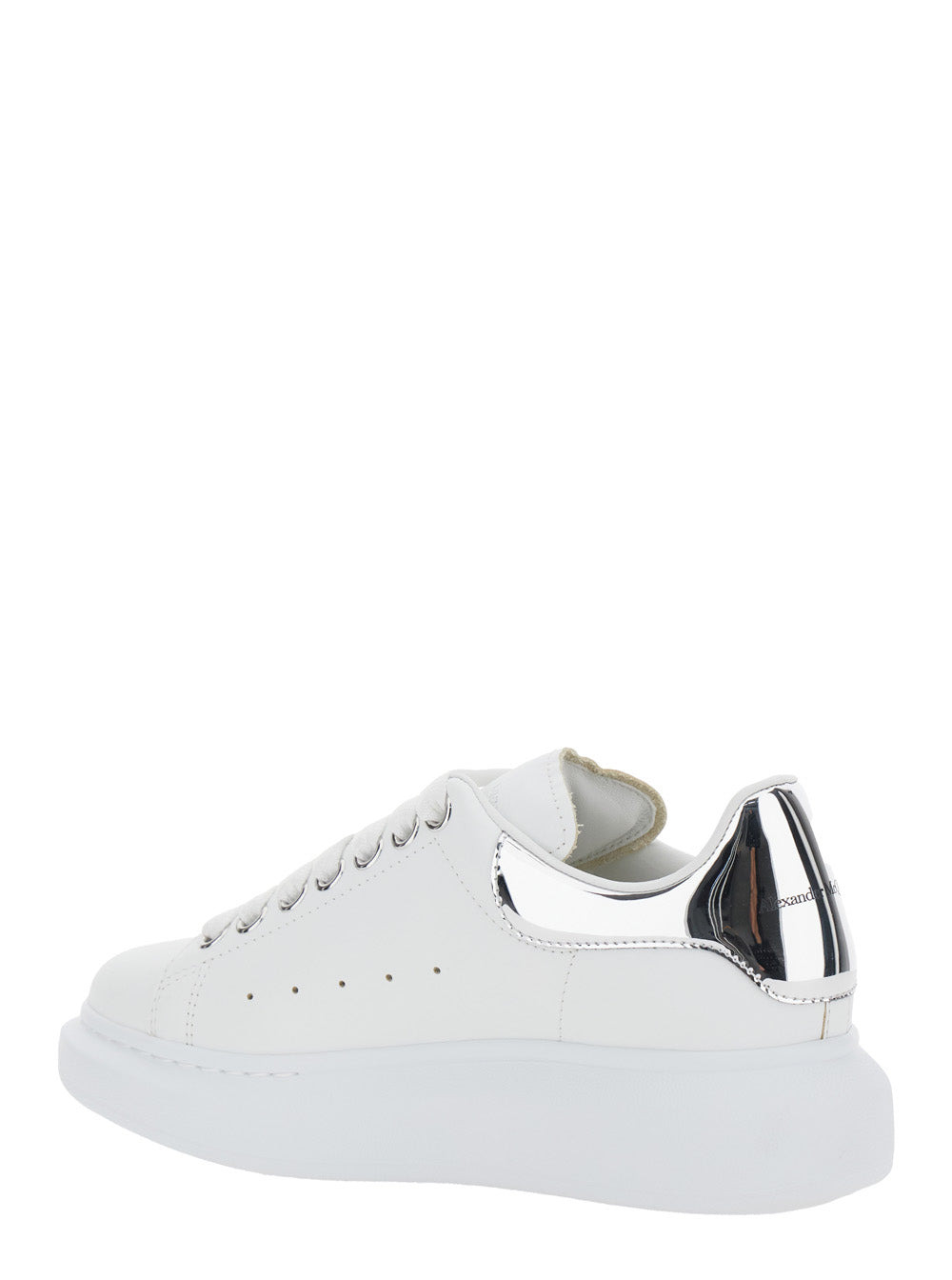 Alexander Mcqueen Women White Sneakers With Logo Patch On The Tongue And Embossed Logo On The Heel I - 3