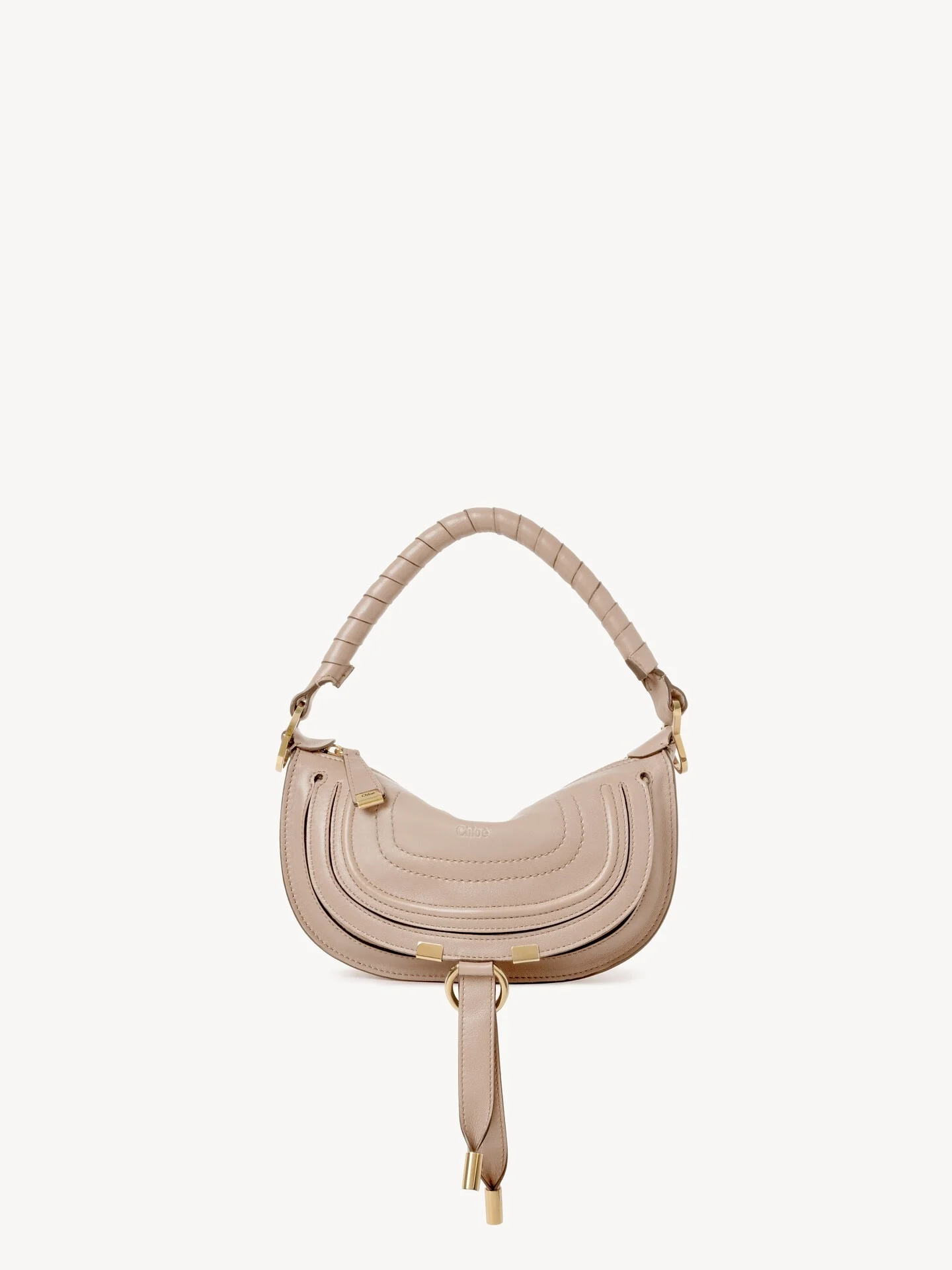 MINI MARCIE SHOULDER BAG IN SOFT LEATHER - 1