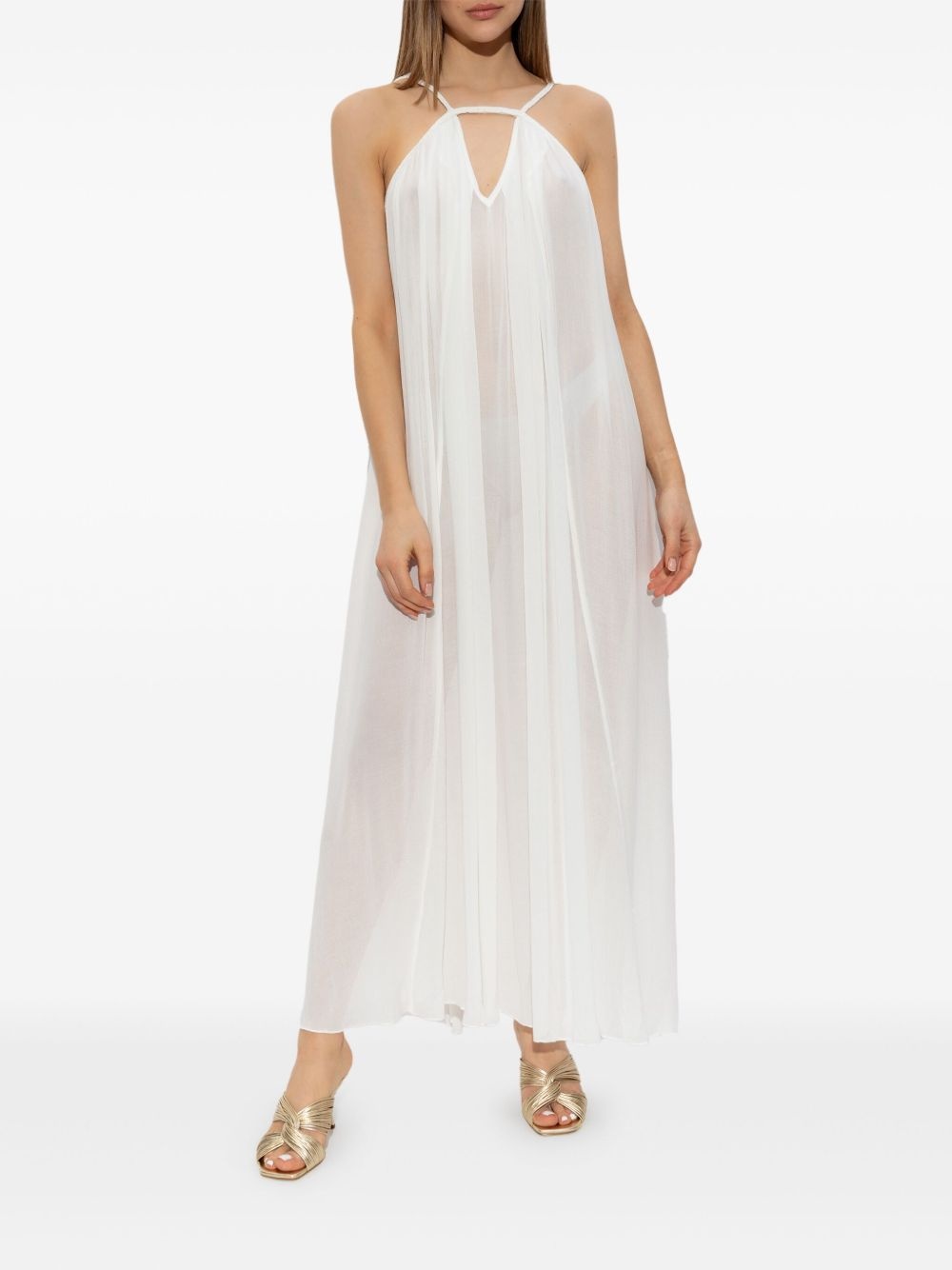 open-back maxi dress - 3