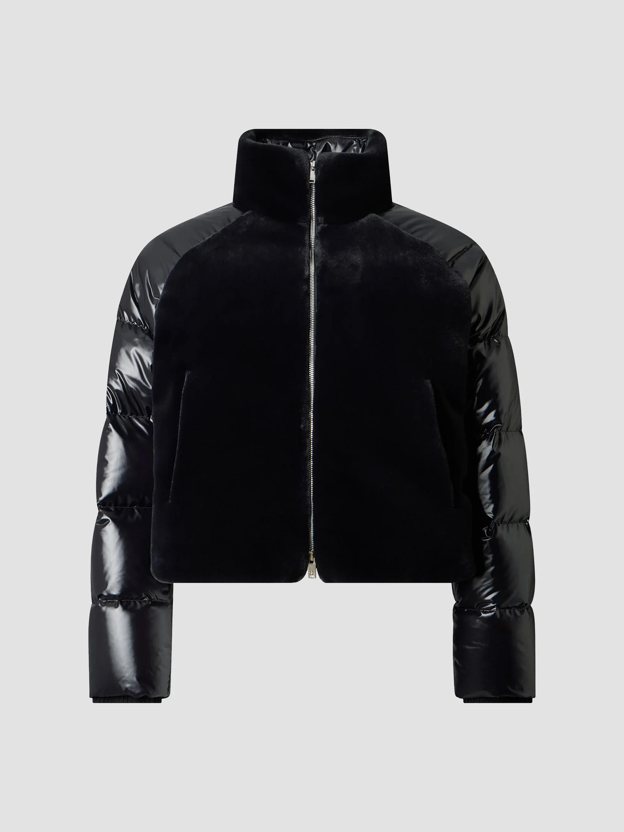 Women's Queens Hybrid Bunny Down Jacket - Black - 1