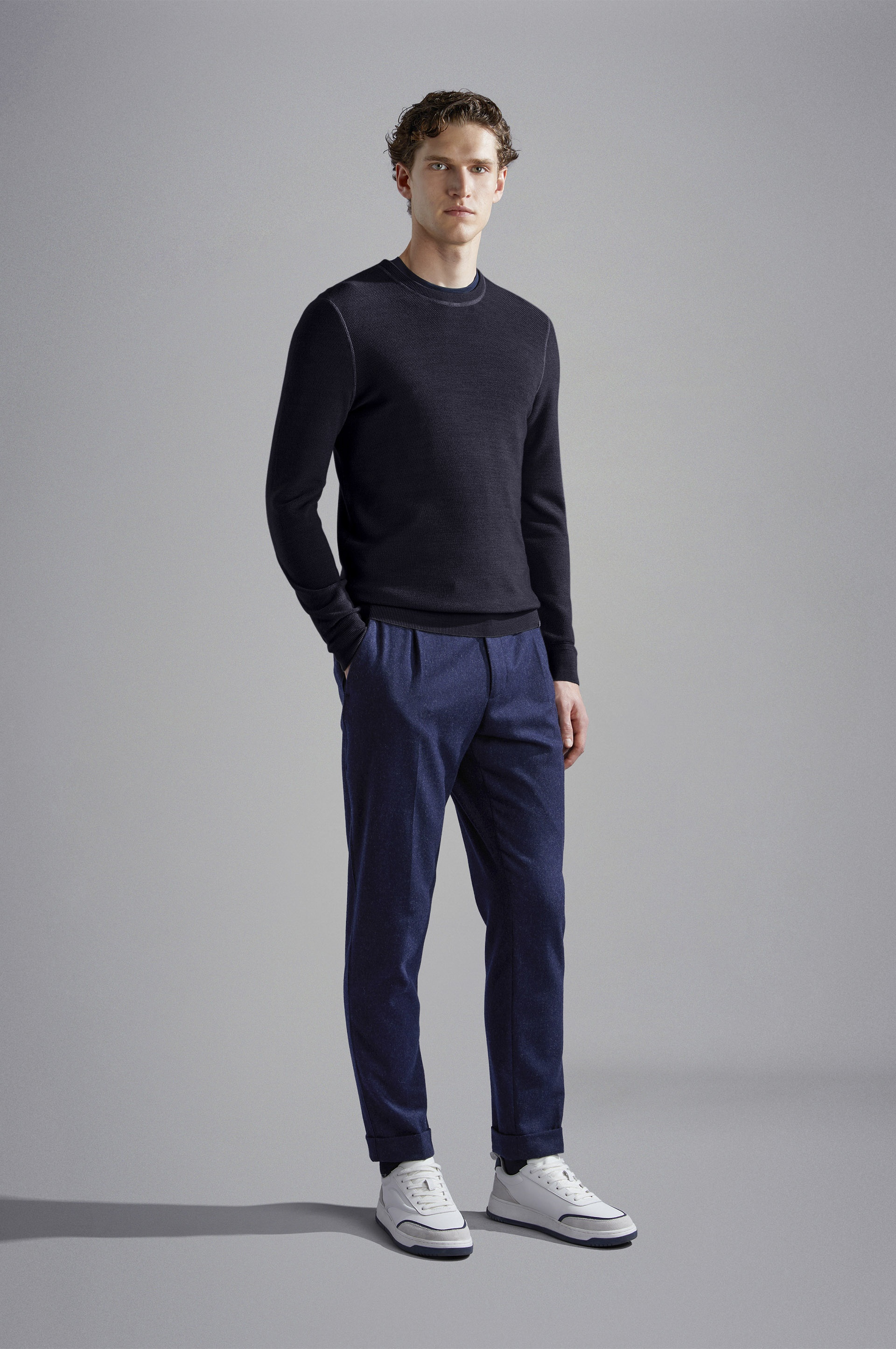 GARMENT DYED WOOL SWEATER - 2