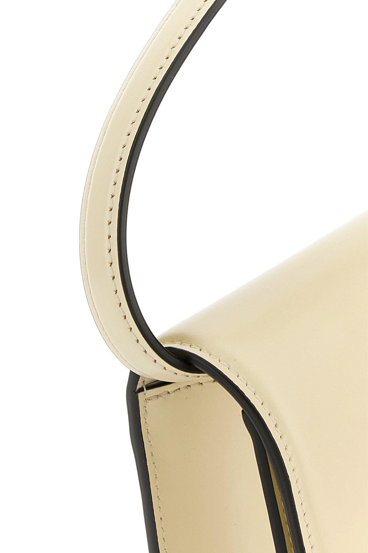 Ivory leather VLogo Signature shoulder bag - 4