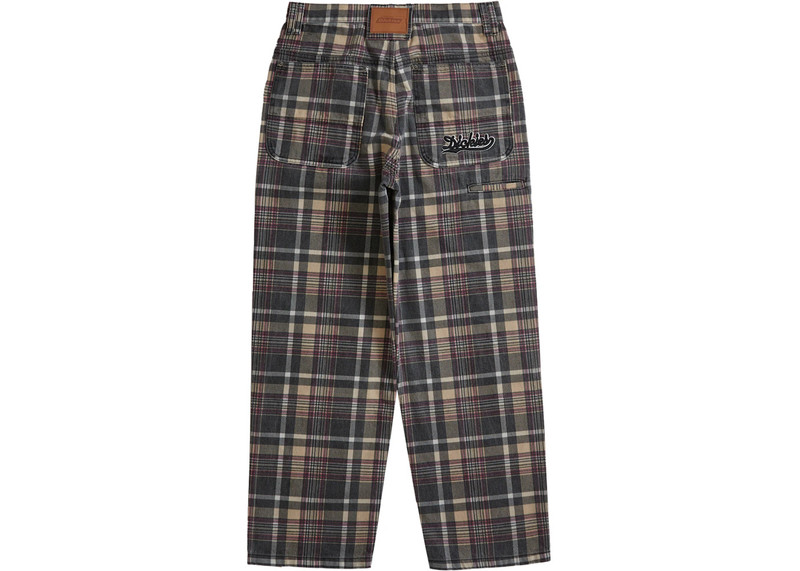 Supreme Supreme Dickies Double Knee Baggy Jean Brown Plaid outlook