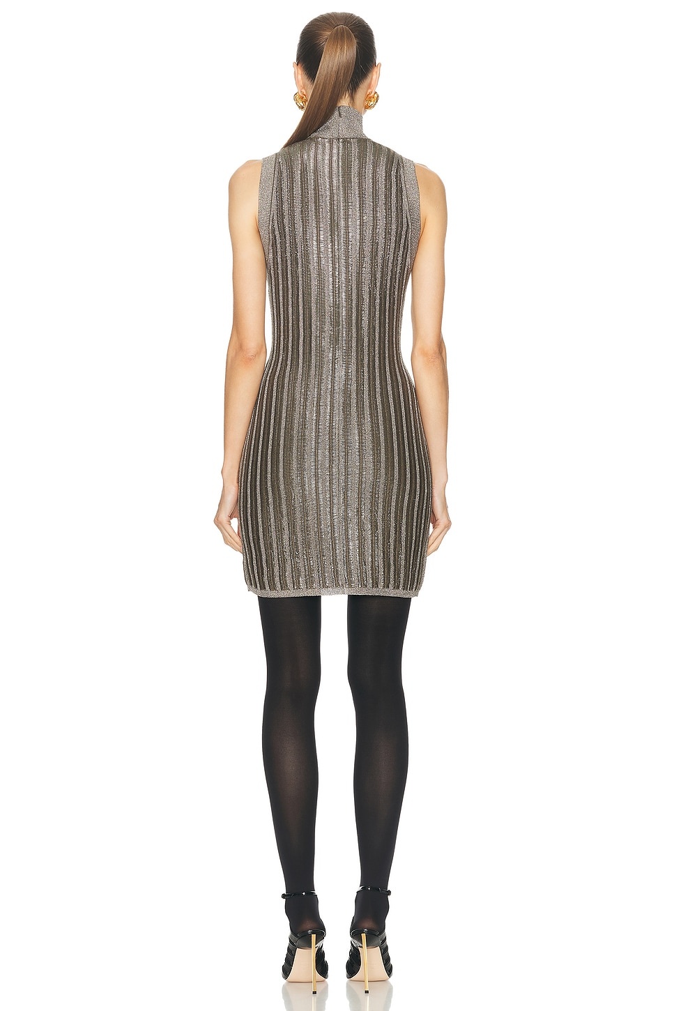Turtleneck Mini Dress - 3