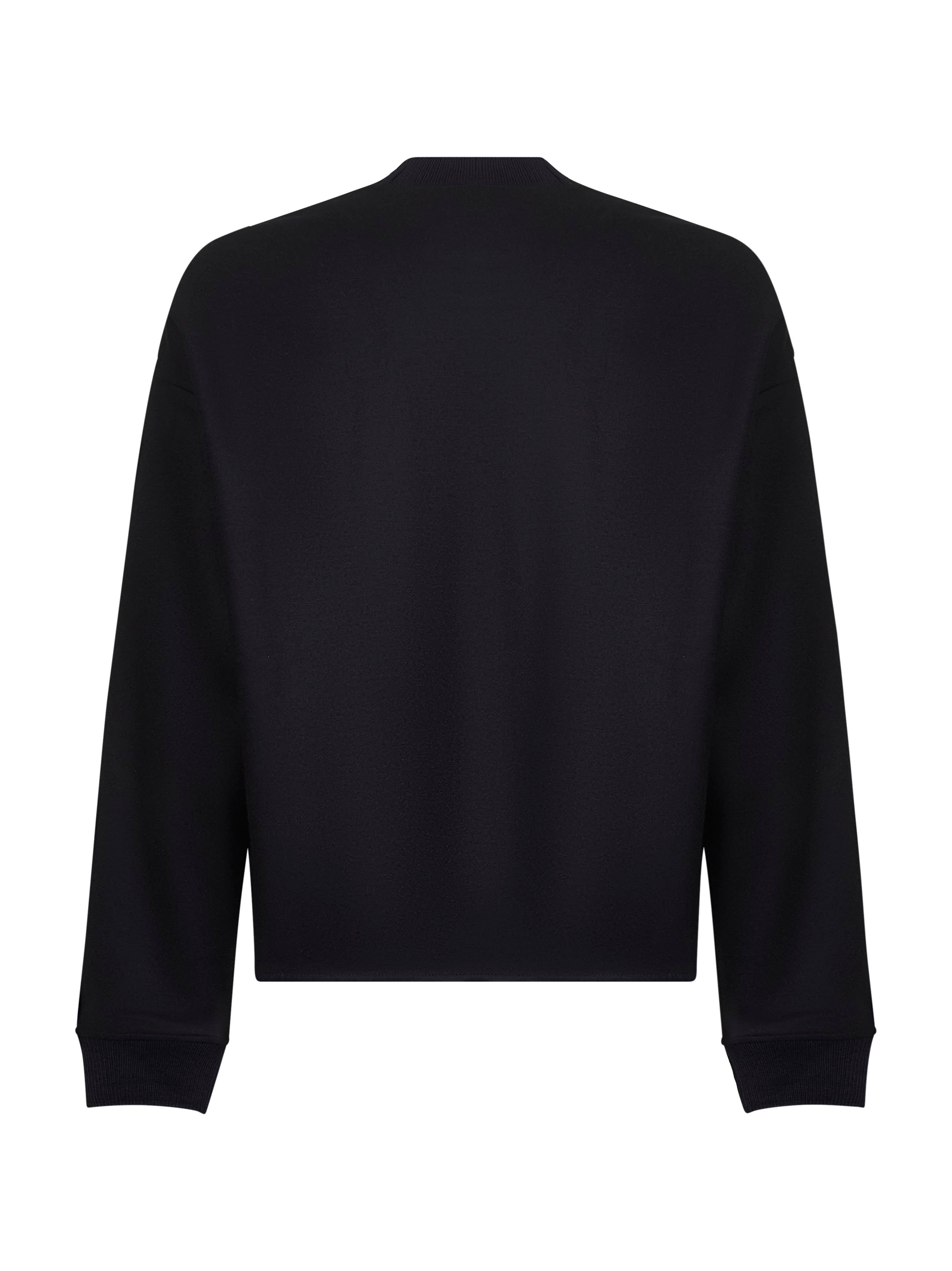 Blue wool jersey sweatshirt - 2