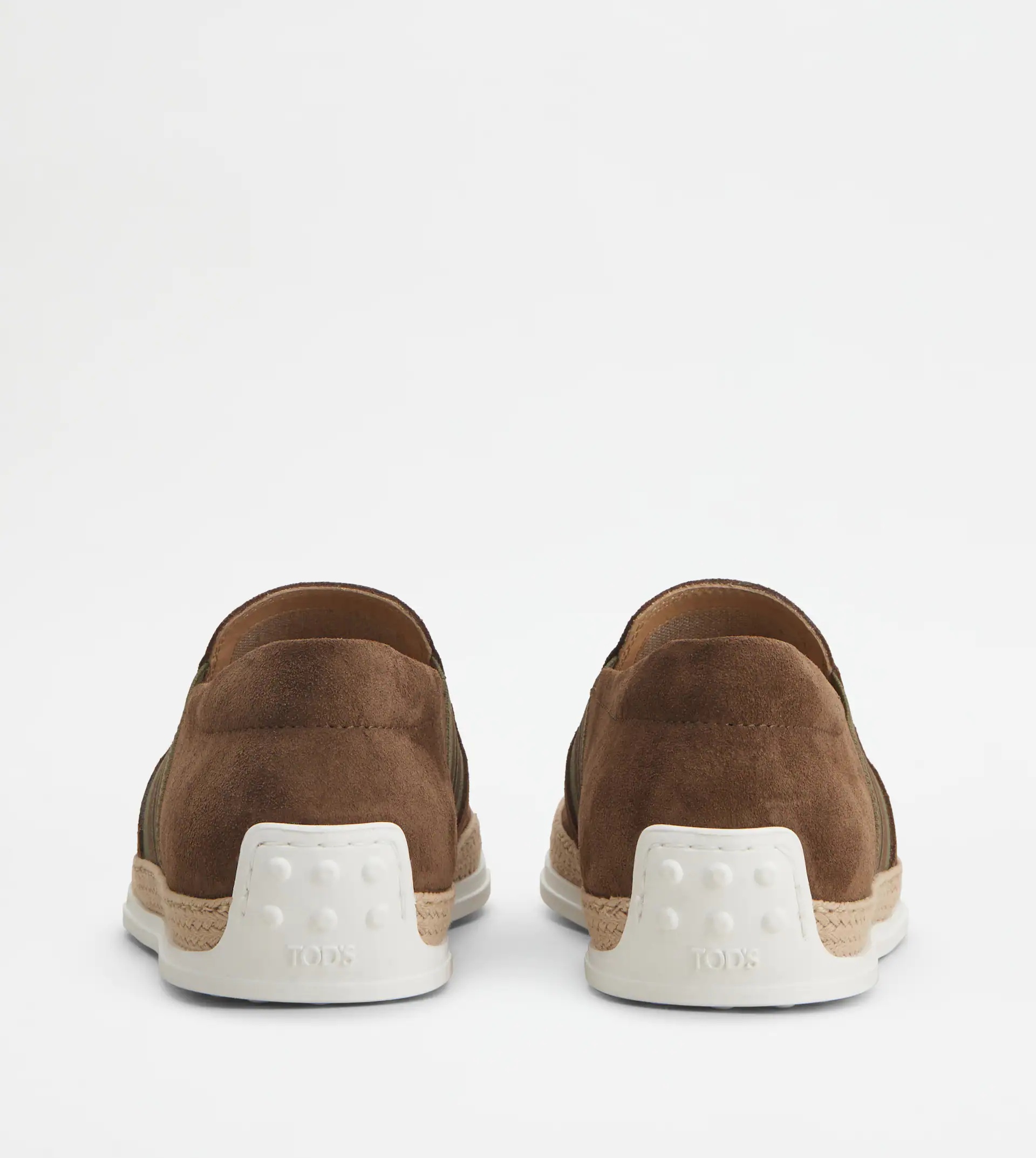 SLIP-ONS IN SUEDE - BROWN - 2