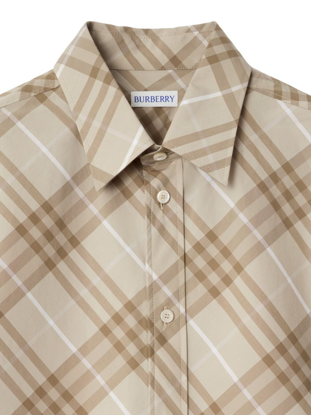 checked cotton shirt - 2