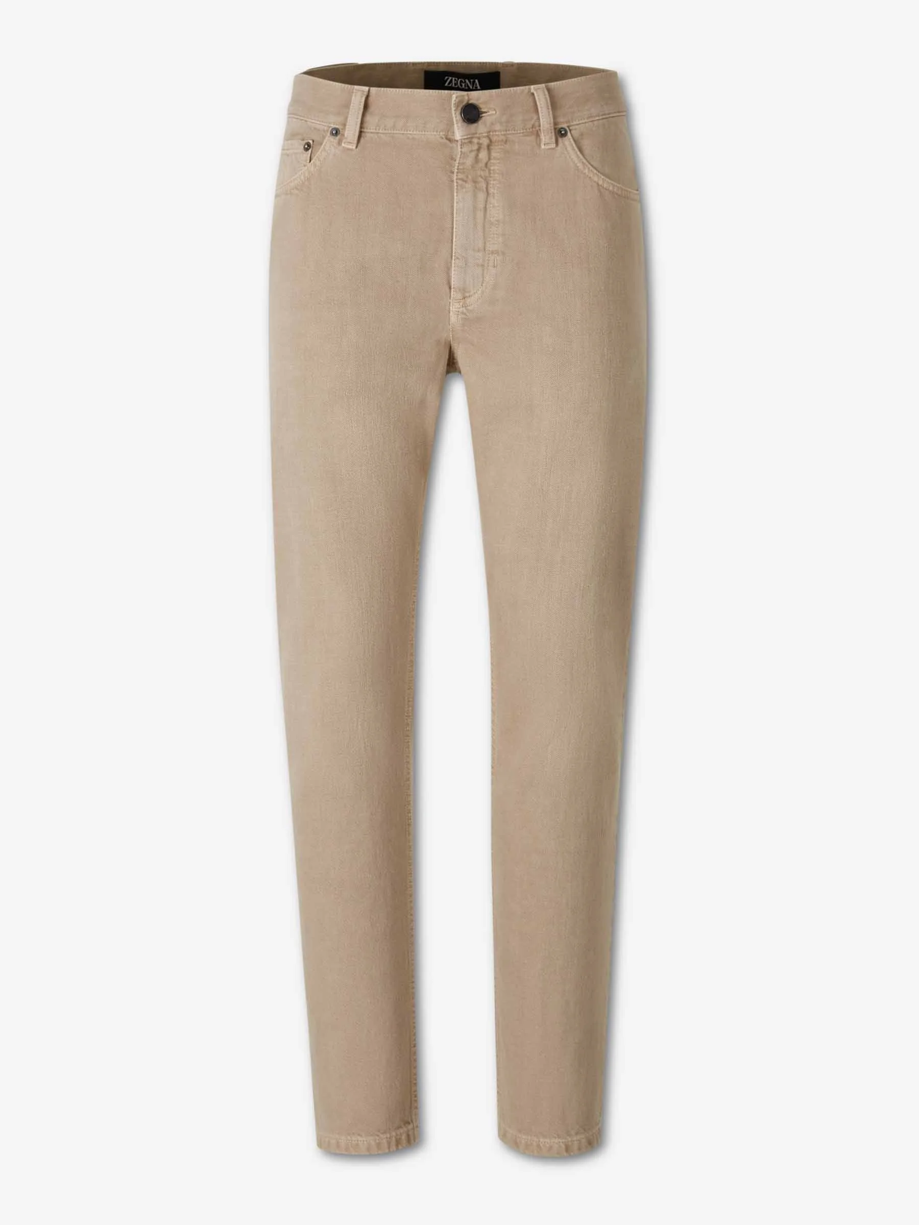 COTTON STRAIGHT LEG JEANS - 1