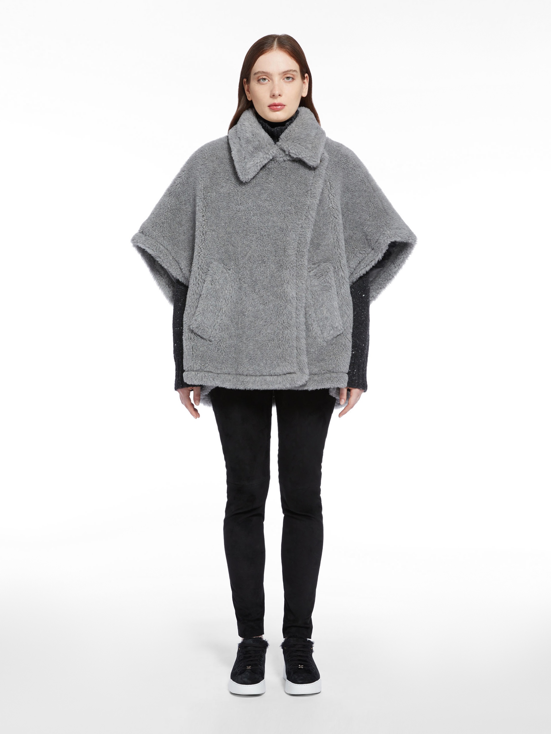DUSE Alpaca and wool cape - 3