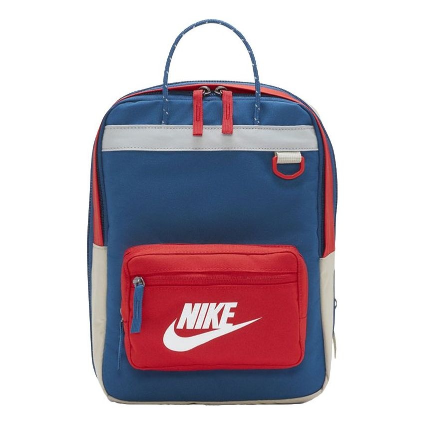Nike Athleisure Casual Sports Colorblock backpack Navy Blue BA5927-476 - 1