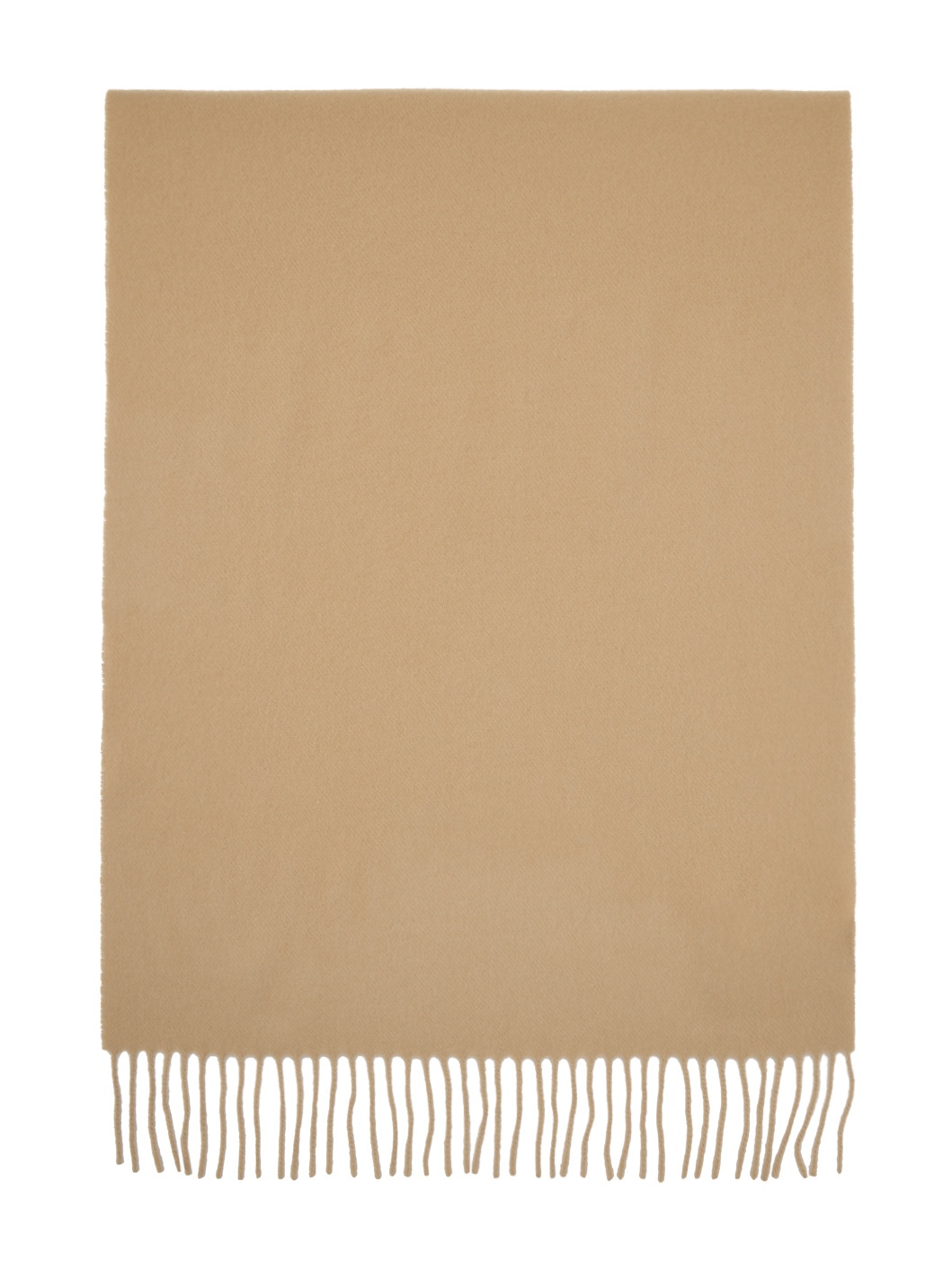Beige Wool Felt Scarf - 2