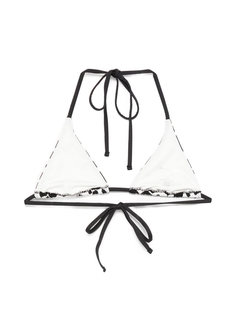 Frankies Bikinis Paradise triangle bikini top outlook