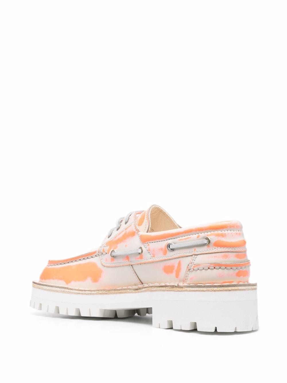 tie-dye lace-up shoes - 3