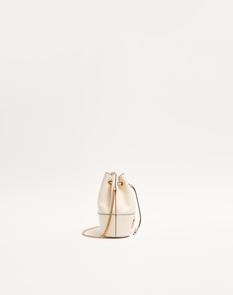 MINI VLOGO SIGNATURE BUCKET BAG IN NAPPA LEATHER 4