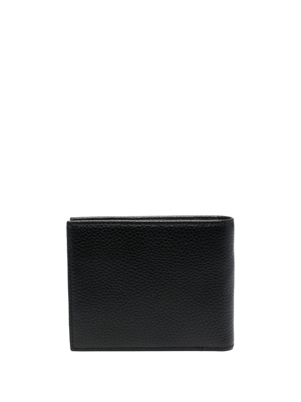 logo-plaque leather wallet - 2