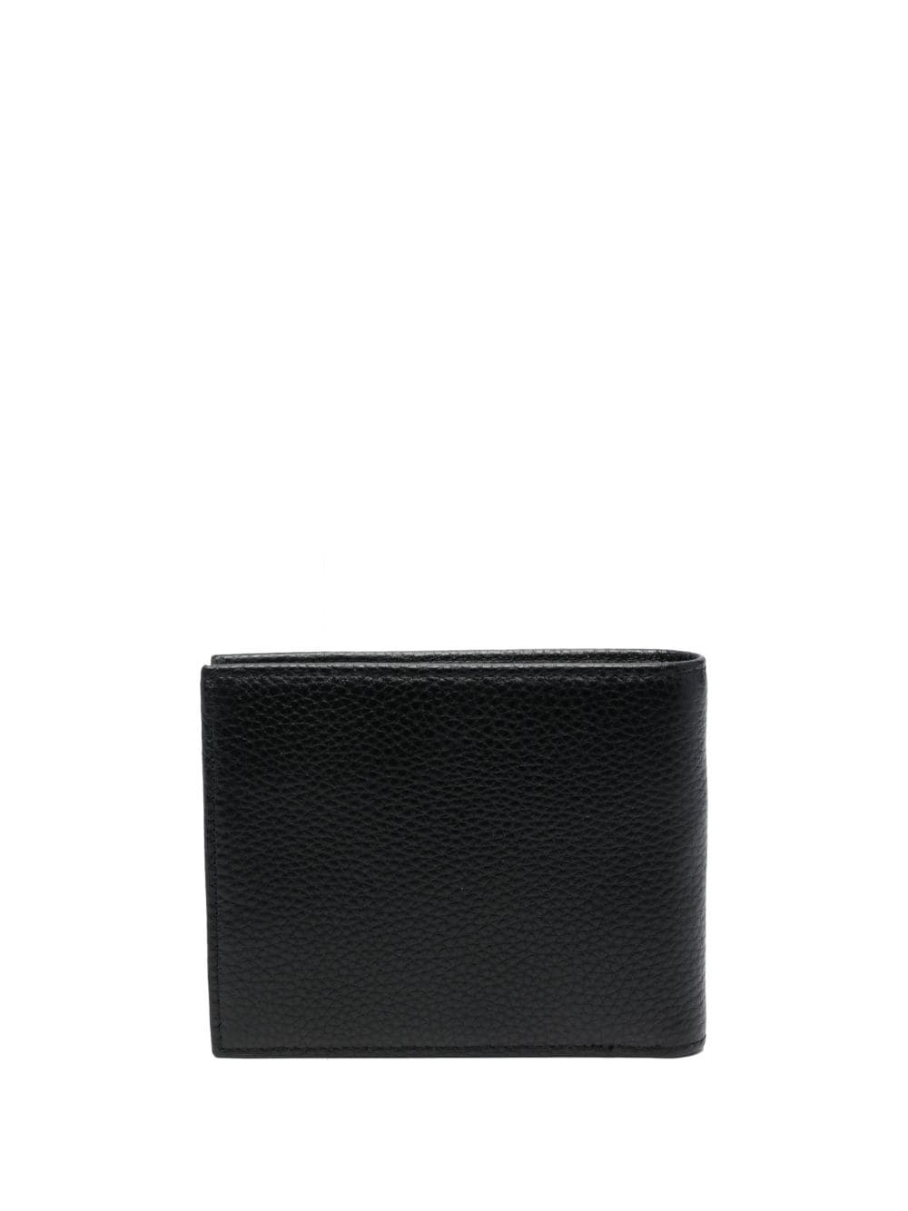 logo-plaque leather wallet - 2